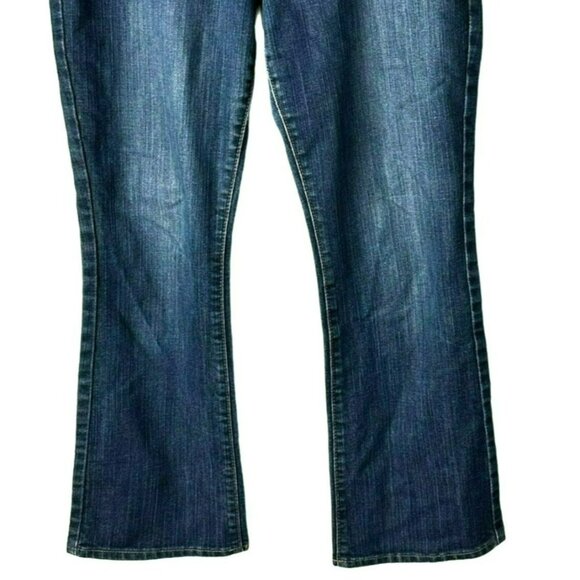 Old Navy Womens Size 10 Short Bootcut Straight Leg Denim Jeans Dark Wash - Picture 4 of 7